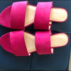 Brand new nine west pink sandals